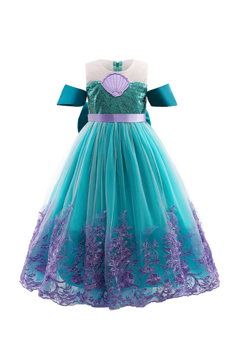 Kids Dress Summer Role Playing Costumes Lace Mesh Little Princess Dress