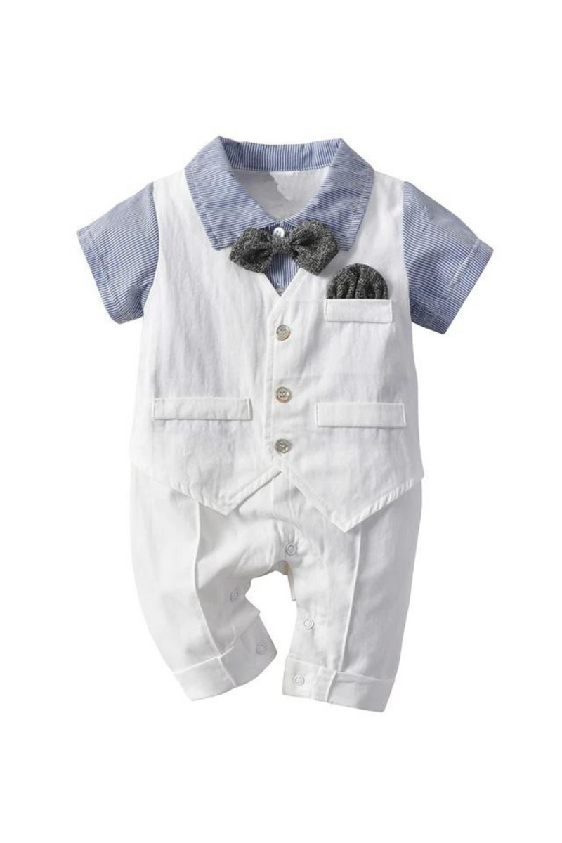 Infant Baby Boys Casual Romper Jumpsuit Cotton Short Sleeve Clothes Summer Sunsuit Outfits