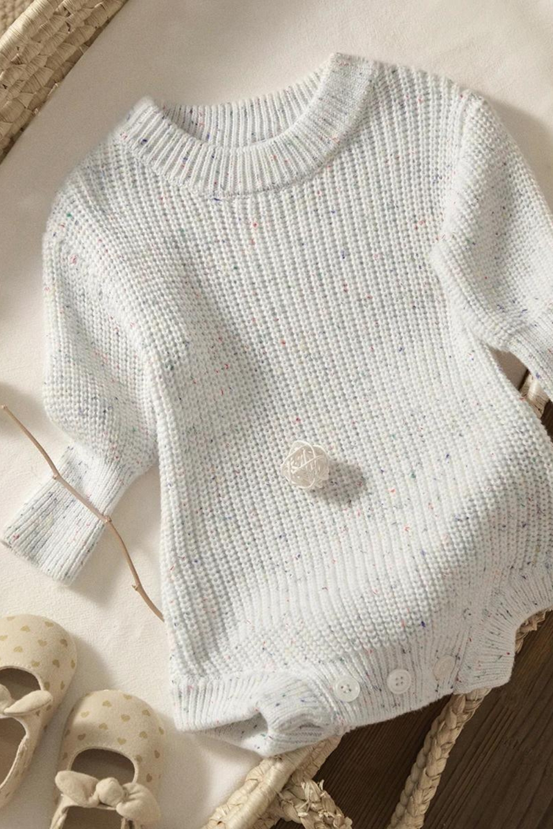 Warm Baby Romper Knit Infant Baby Boy Girl Jumpsuit Playsuit Fall Winter Spring Clothing