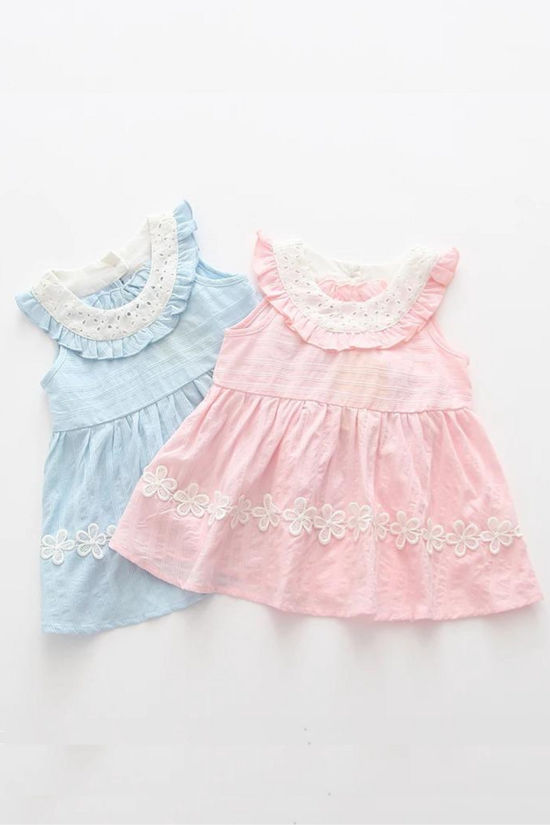 Baby Girls Dress Children Clothes Sleeveless Kids Birthday Dress Girls Princess Dress 0-2Y