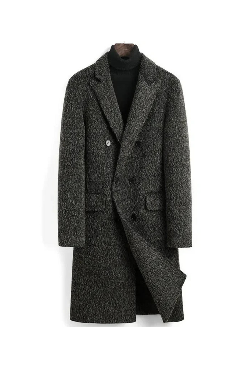 Wool Coat Men Clothing Double-sided Wool Men Coats Autumn Winter Jacket Male Long Trench Coat Chic