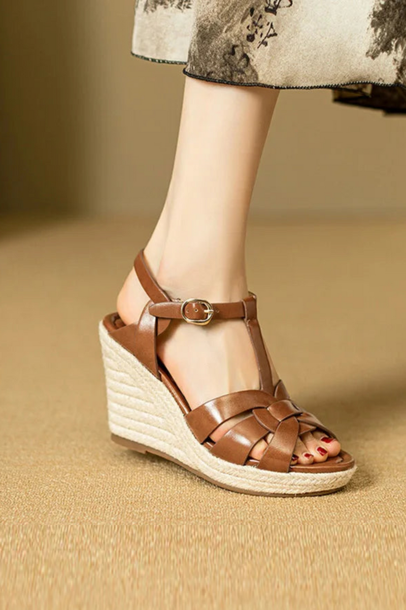 Sandals For Women Toe Ankle Strap Platform Summer Shoes