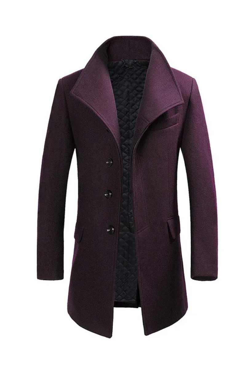 Men Overcoats Casual Woolen Coats Winter Man Cashmere Thicker Warm Trench Coats