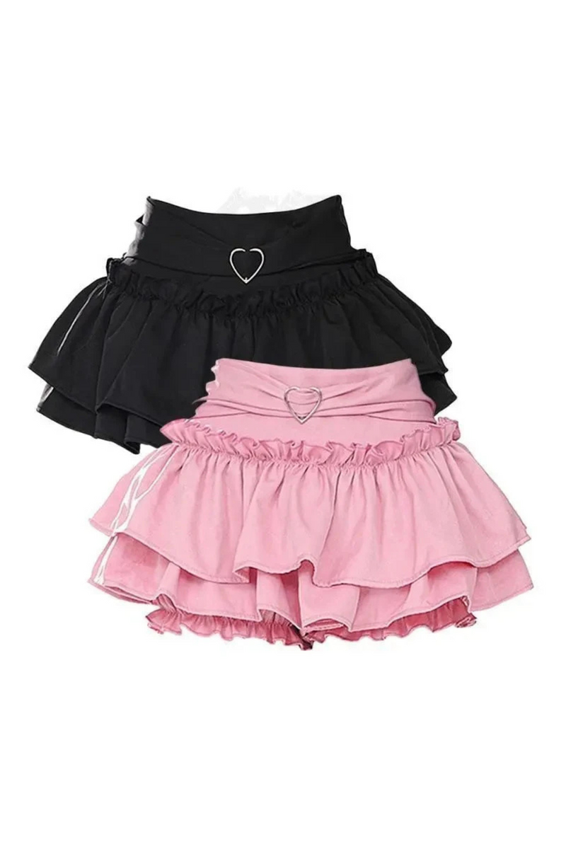 Puffy Cake Skirts Women Ruffles Chic Popular Sweet Spicy Girls Gothic Streetwear Summer Popular