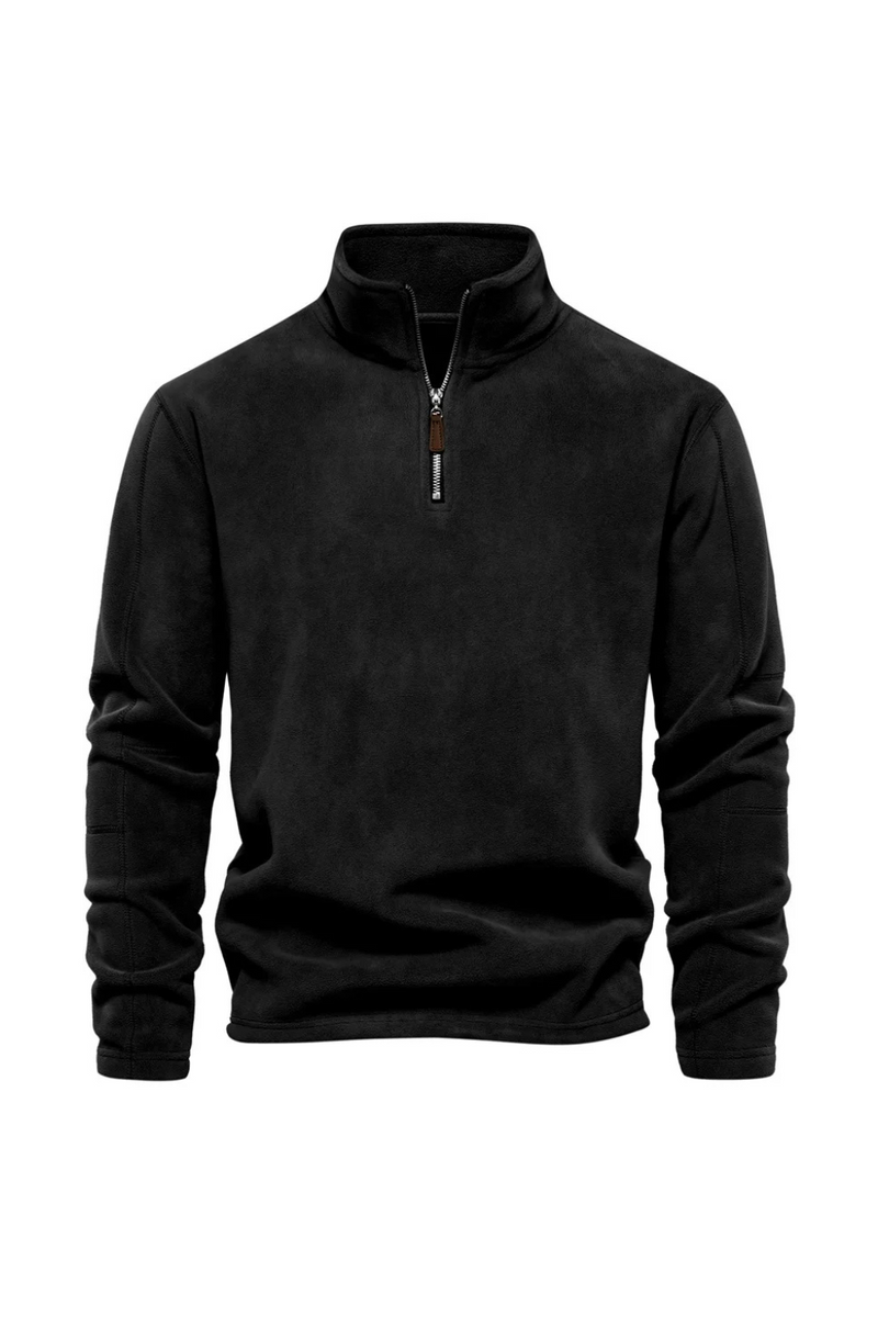 Winter Thicken Warm Fleece Hoodless Sweatshirt for Men Pullover Men's Sweatshirts