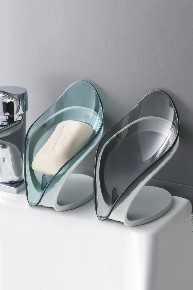 Bathroom Soap Holder Dish Soap Kitchen Storage Non-slip Drain Soap Case Container Bathroom accessories