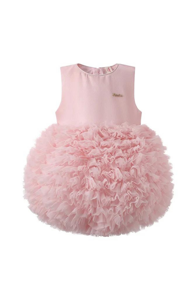 Girl Princess Dress Children's Sweet Puff Skirt Girl's Baby Mesh Vest Skirt Cake