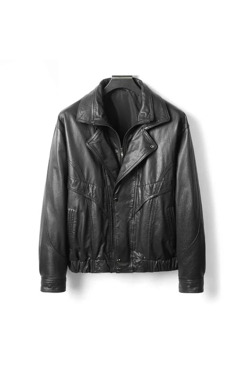 Men Genuine Leather Jacket Leather Coat