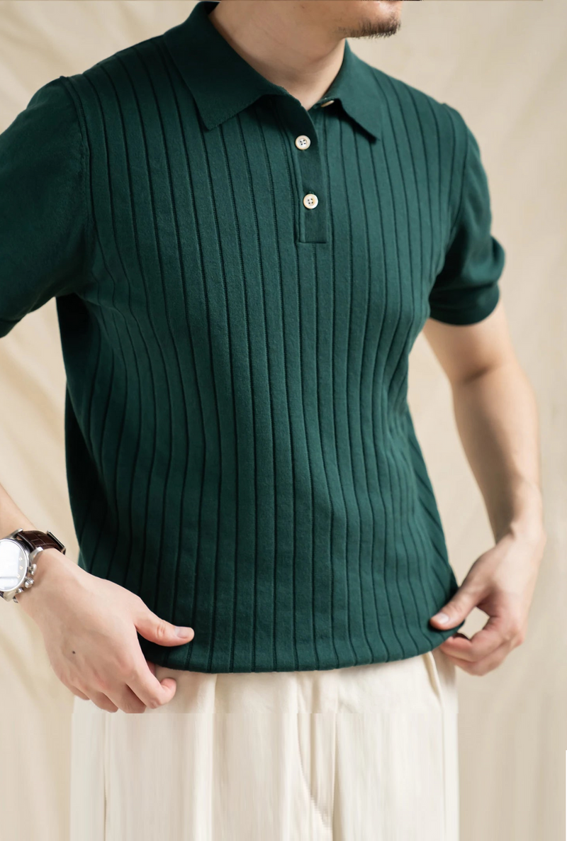 Men Thick Casual Henley Tee