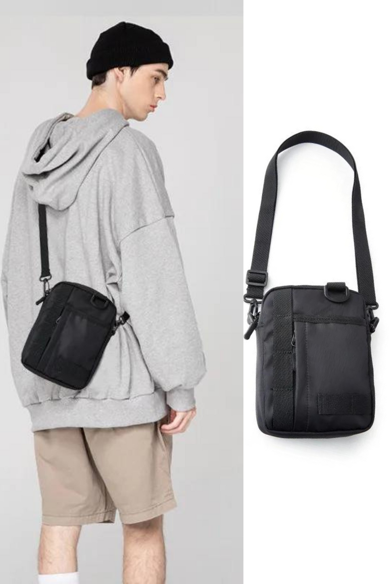 Men bag one shoulder mini handbag oxford cloth small handbag light men messenger bag