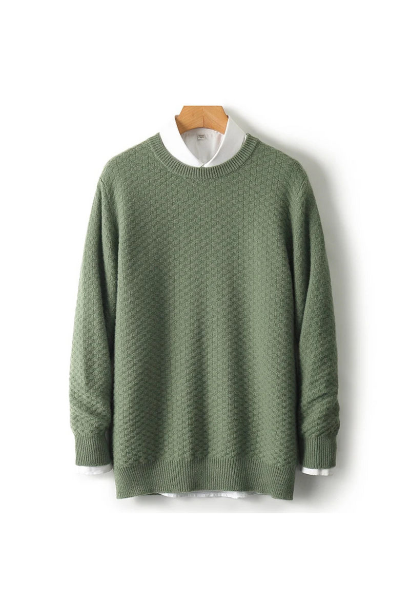 Thick sweater men's autumn and winter cashmere pullover