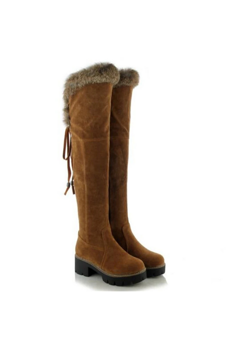 Women Boots Autumn and winter Cashmere Keep warm Winter boots