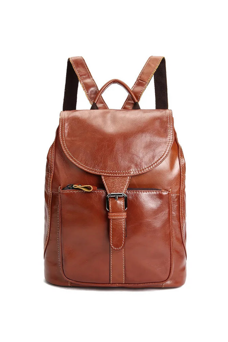 Genuine Leather Retro Shoulders backpack School Bags Lady Travel Designer backpacks