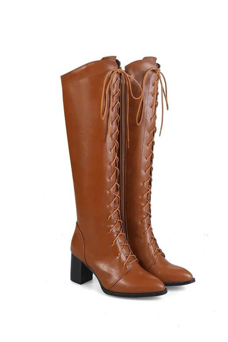 knee-high winter boots for women