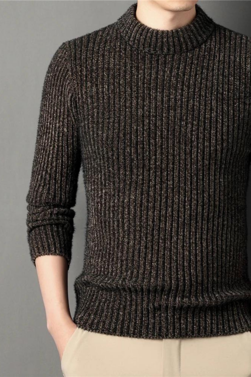 Winter Thick Warm Sweater Male Turtleneck Pullover Men Clothing Slim Fit Knitwear Jumper Jersey