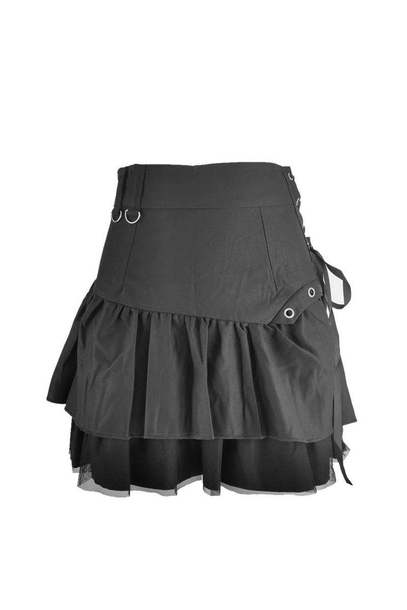 Retro Skirt Sweet Women Summer Streetwear Ladies Short Skirts Casual