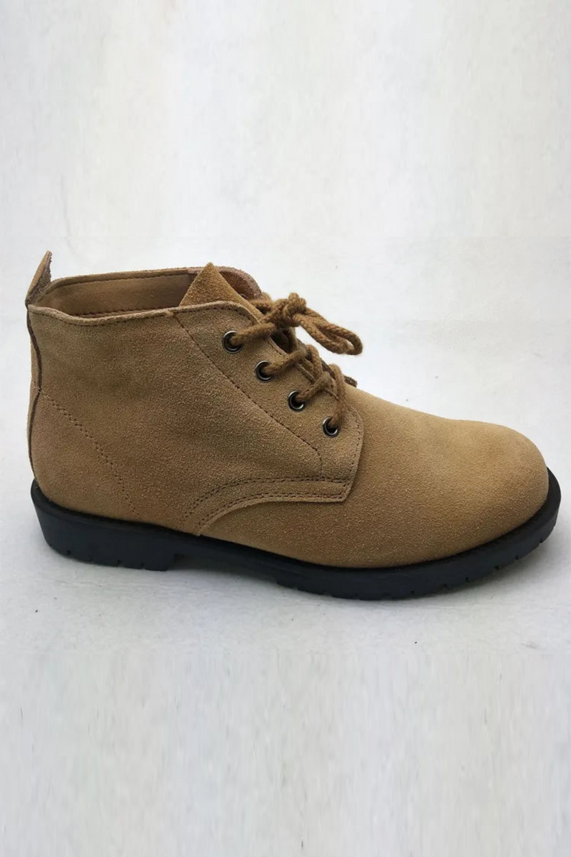 Leather Martin Boots Spring Men Work Wear Shoes Top Layer Boots Outdoor Travel Riding Sneakers