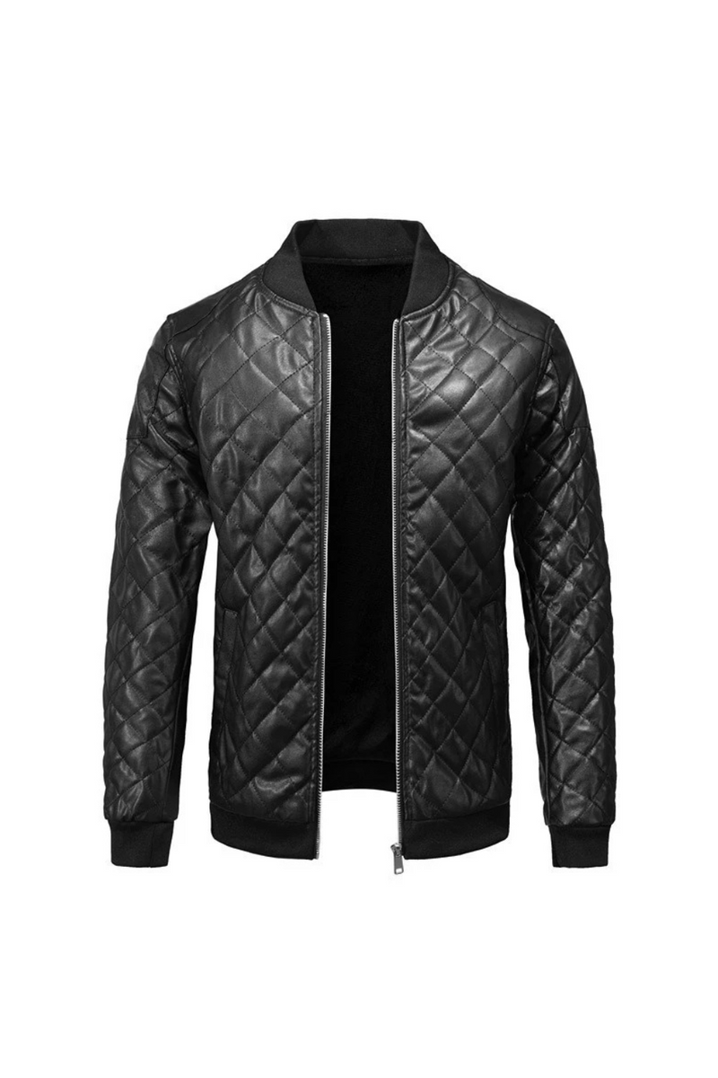 Autumn Winter Men's Jackets Casual Men  Coats Men Fleece Lined Warm Biker Jacket Clothing