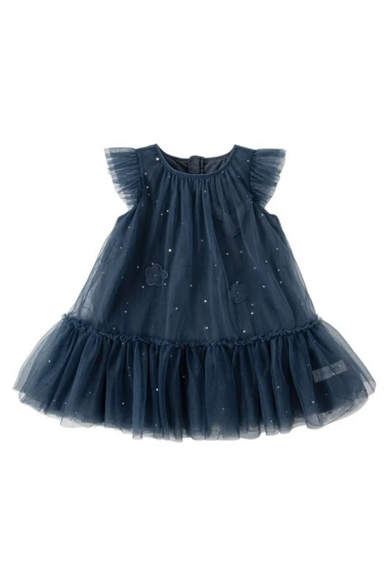 Girl Dress Children Baby Princess Dress Mesh Flower Noble Charm Summer Party