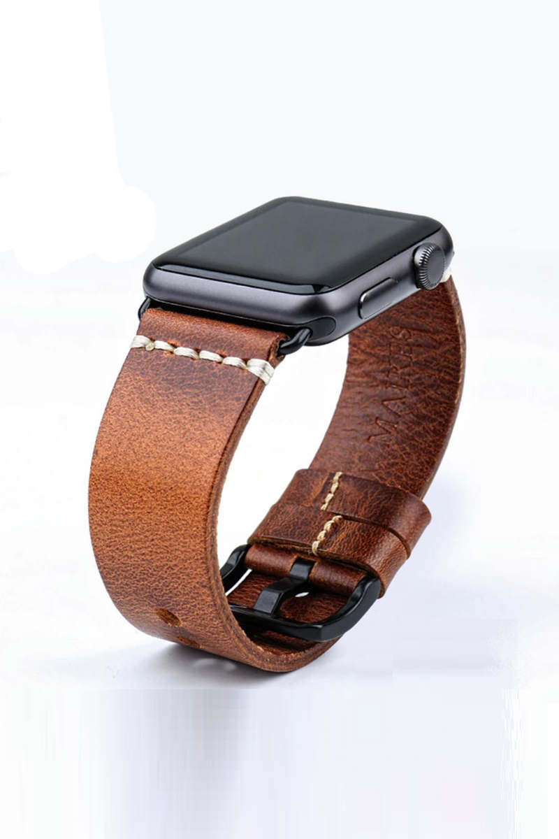 Special Leather Watch Strap For Apple Watch Band Series 9 8 7 6 SE 5 4 iWatch Watchband