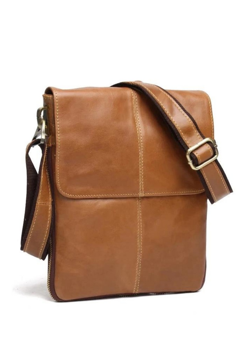 Genuine Leather Men Bags Male Flap Bag Casual Shoulder Crossbody bag Handbags