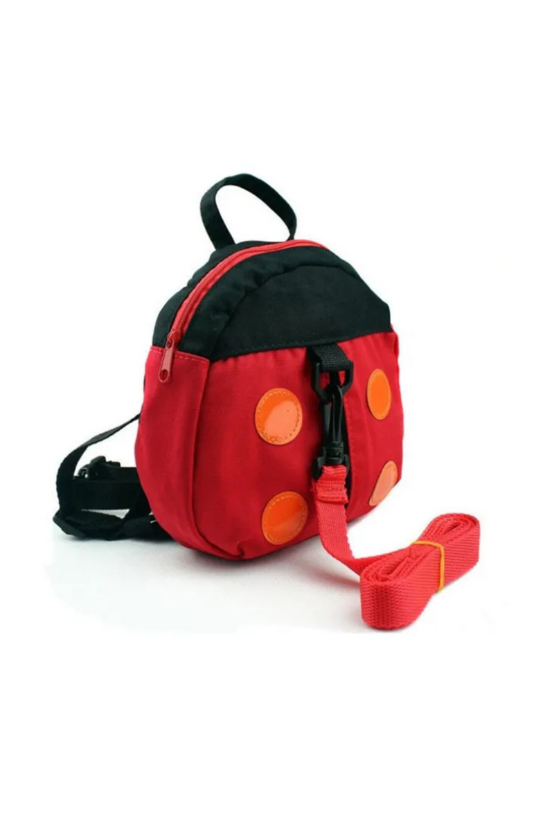 Baby Anti-Loss bag Lovely Ladybug bag With belt Unisex Baby Backpack with Anti-loss