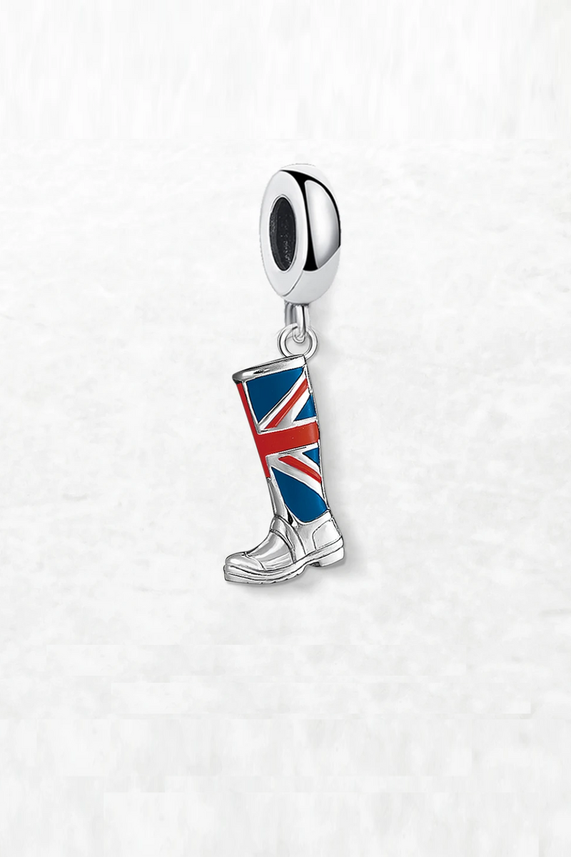 Brit Boot Pendant Charm For Men Women Party Spring 925 Sterling Silver Gifts