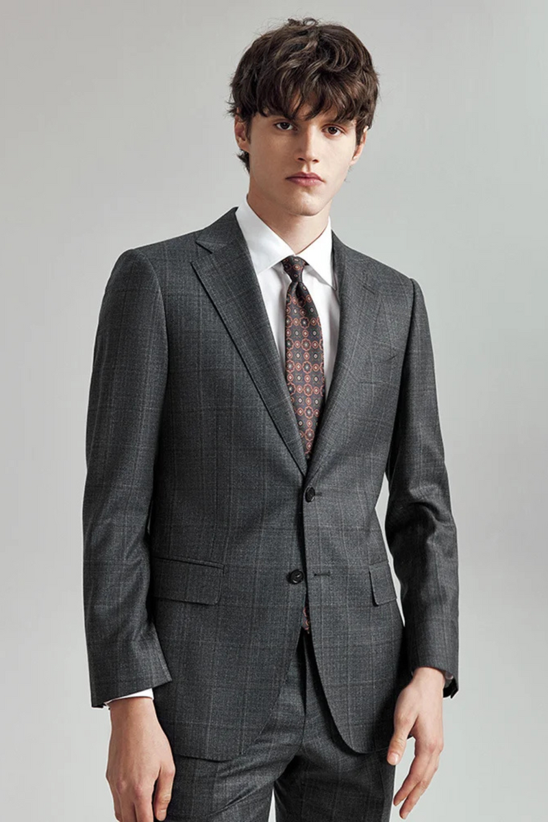 Wool Suits For Men Slim Fit Summer Formal Man Clothing