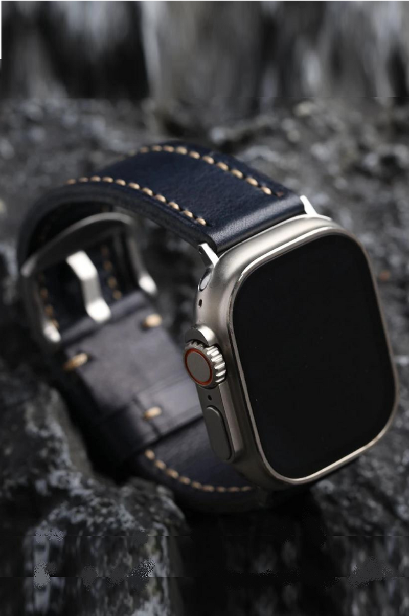 Handmade Leather Strap For Apple Watch Thickened