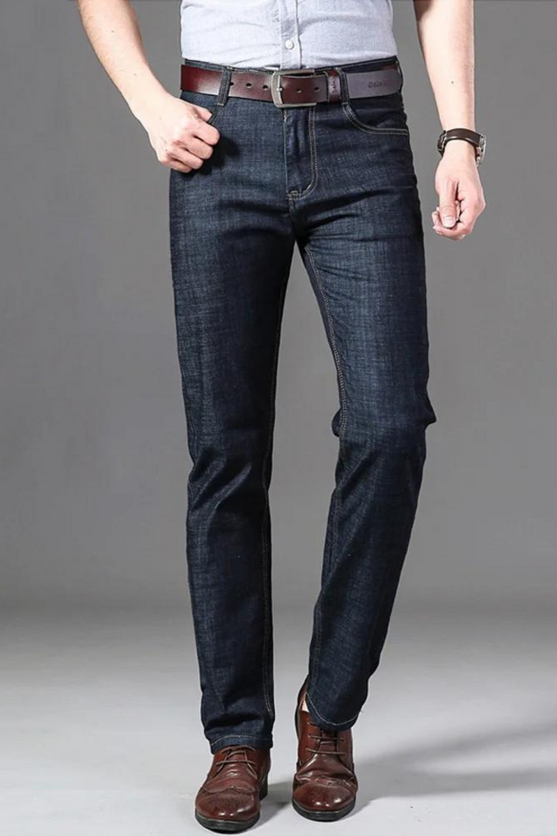 Men Jeans Denim Pant Straight Trousers