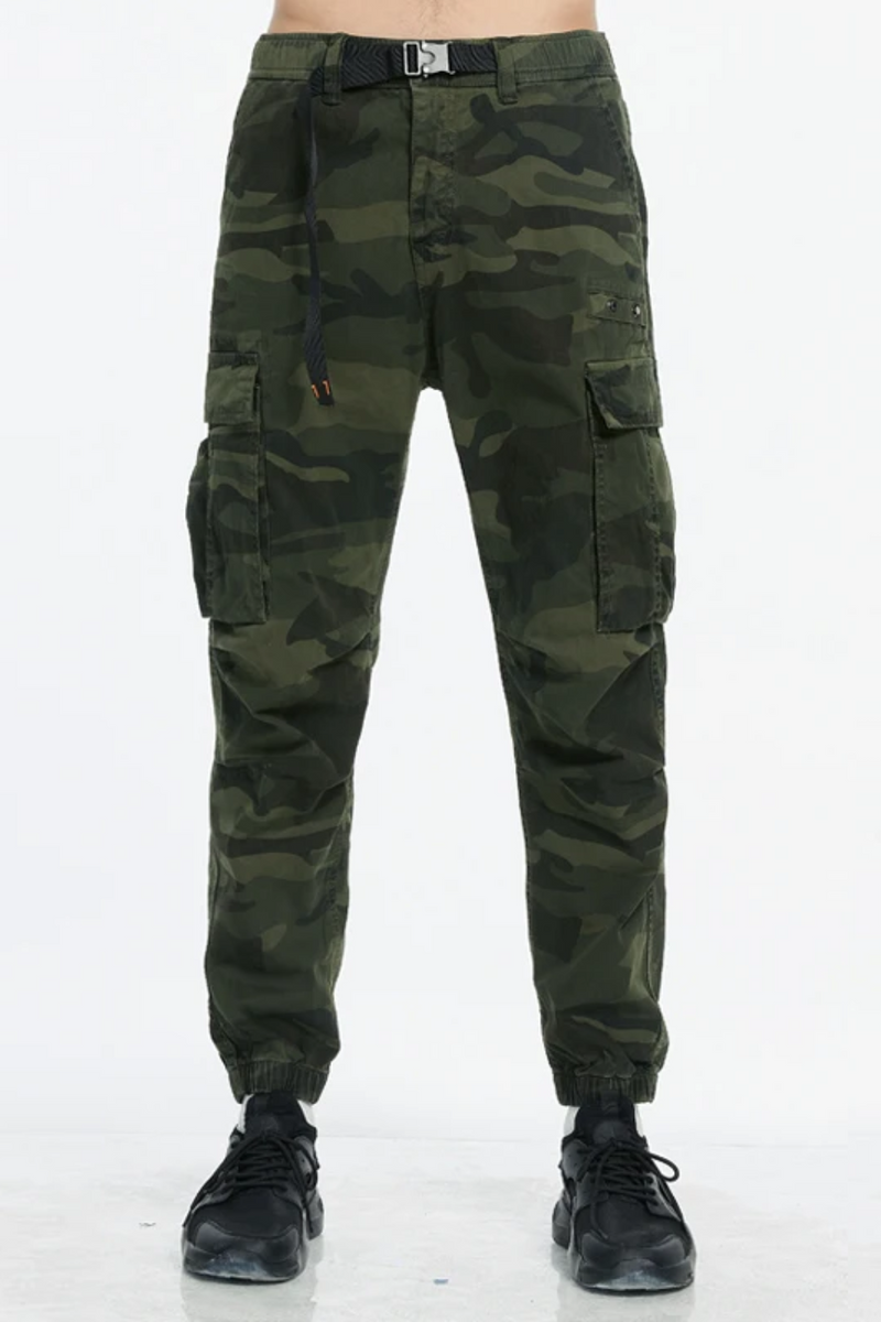 Camouflage Cargo Pants Men's Autumn Multi-pockets Tooling Overalls Outdoor Man Trousers Casual Pants