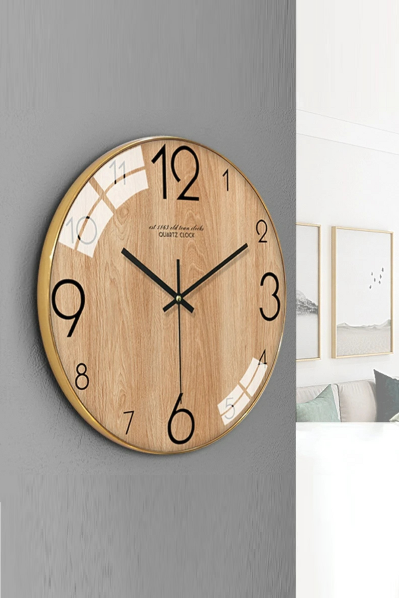 Bedroom Nordic Atmospheric Clock Wall Decor Creativity Modern Living Room Decoration Silent Fashion Large Home Clocks Garden