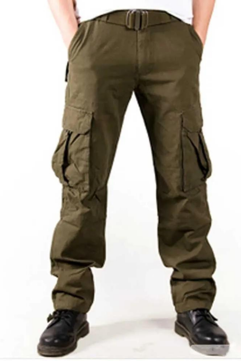 Cargo Pants Men Casual Loose Baggy Trousers Cotton Tactical Pants Streetwear Joggers Clothing