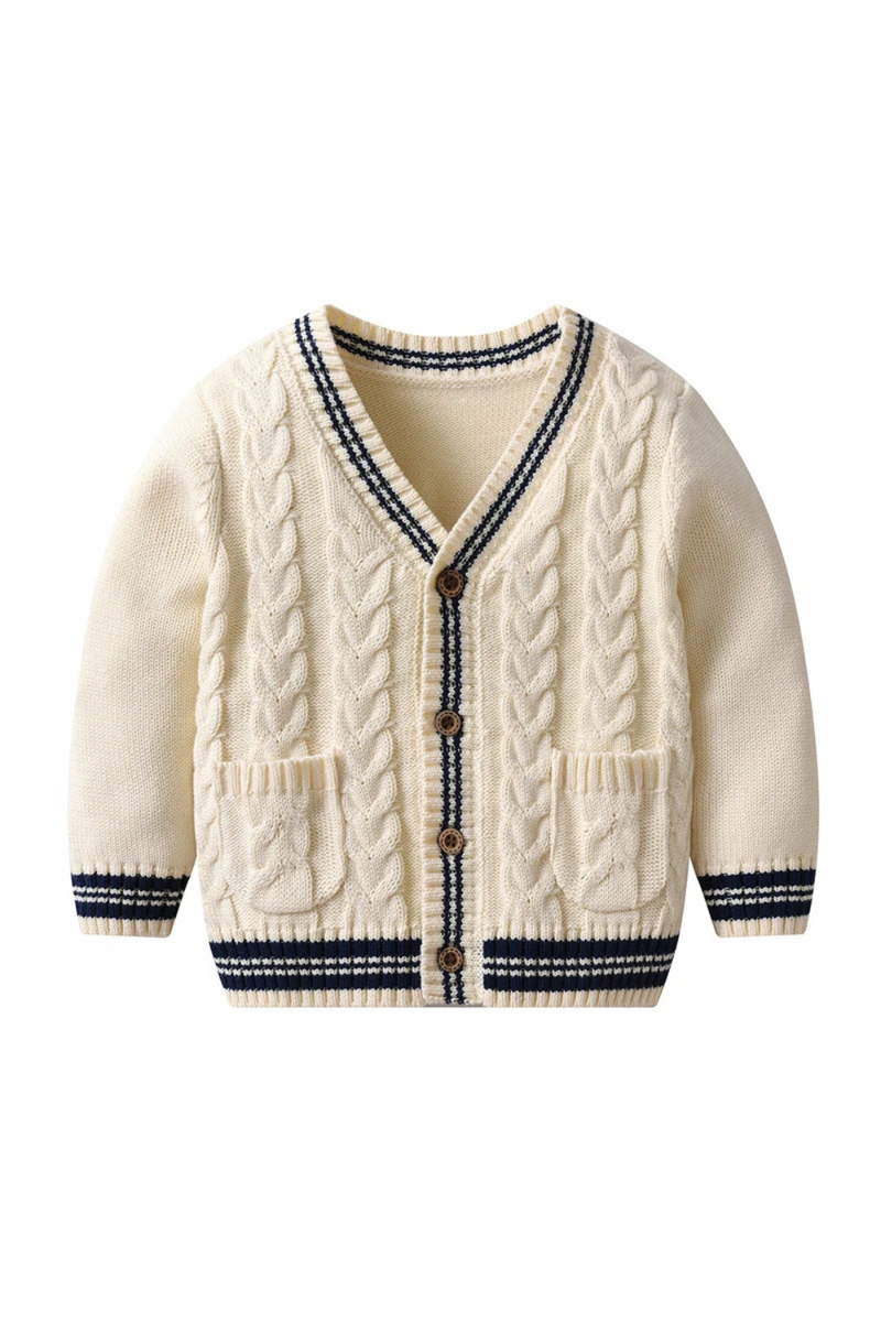 Kid Baby Boys Girls Cardigan Sweater Autumn Winter Toddler Knit Clothes