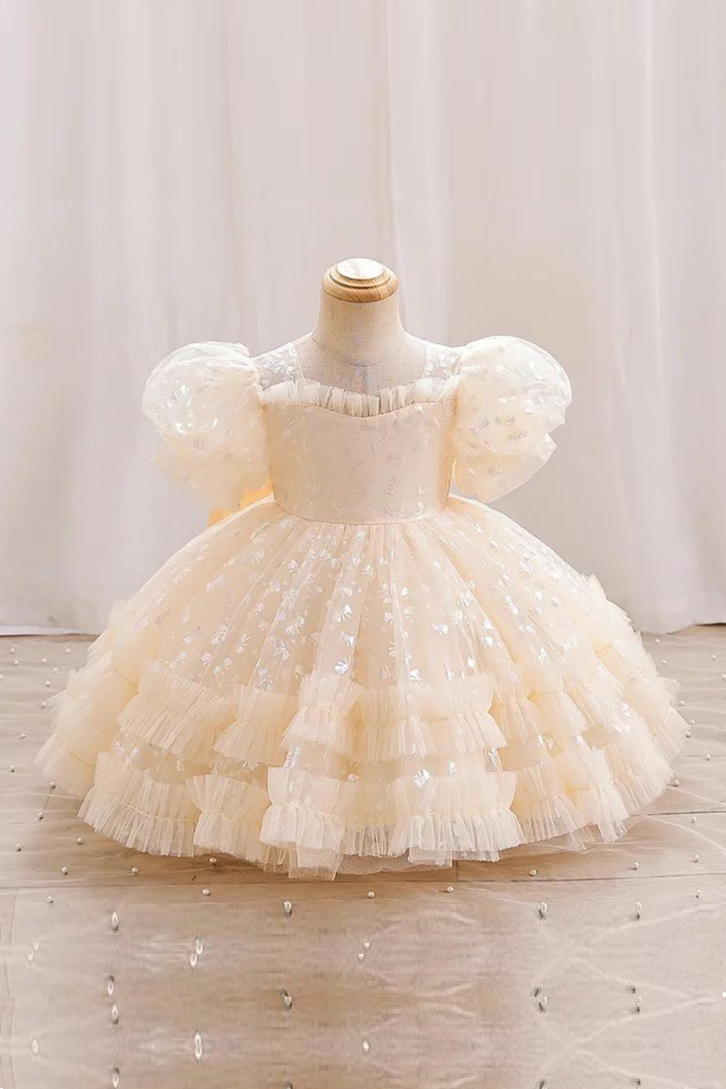 Girls Princess Dress Coated Children's Dress Girl's Gown Baby Girl