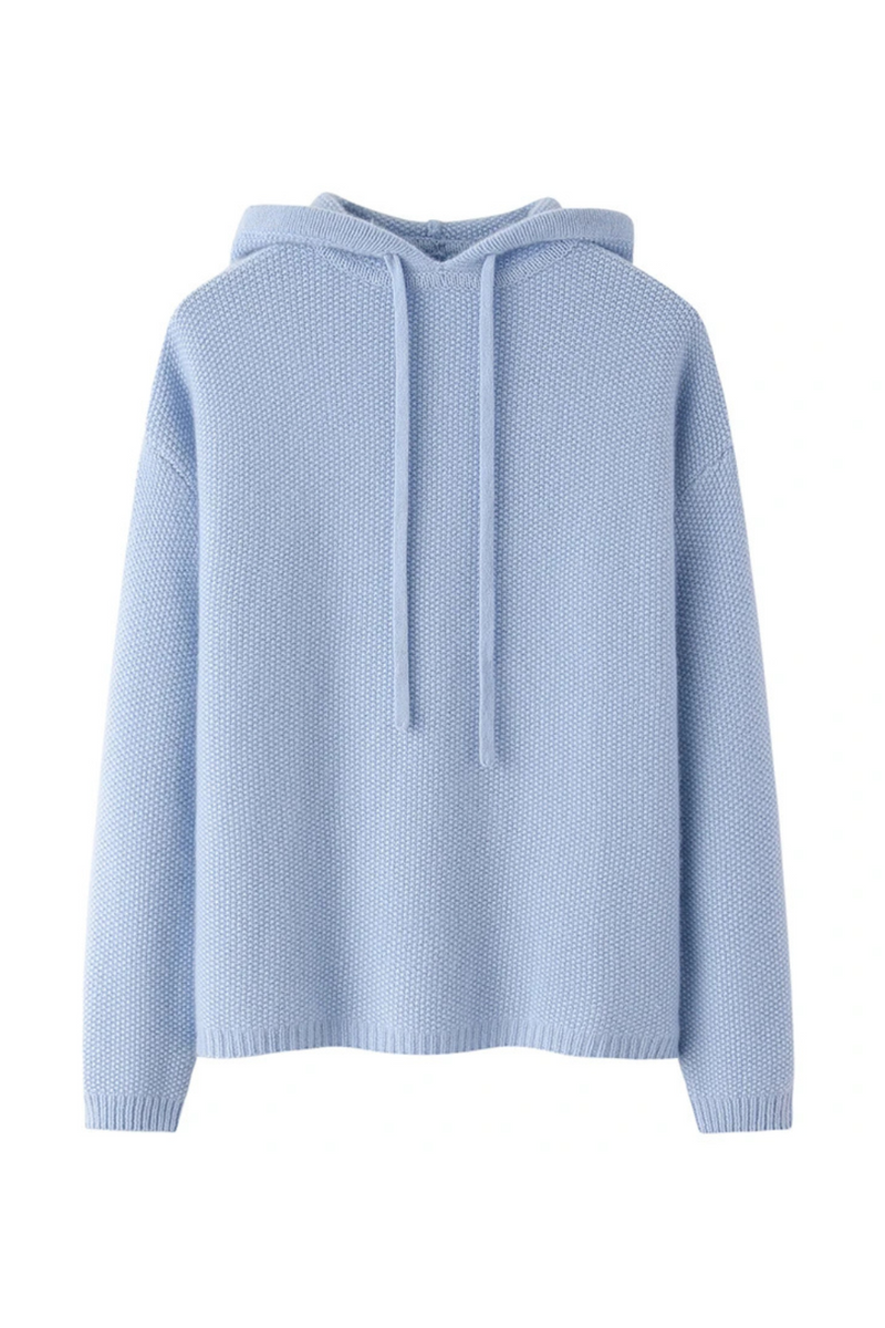 Cashmere women's sweater thickened loose hooded sweater