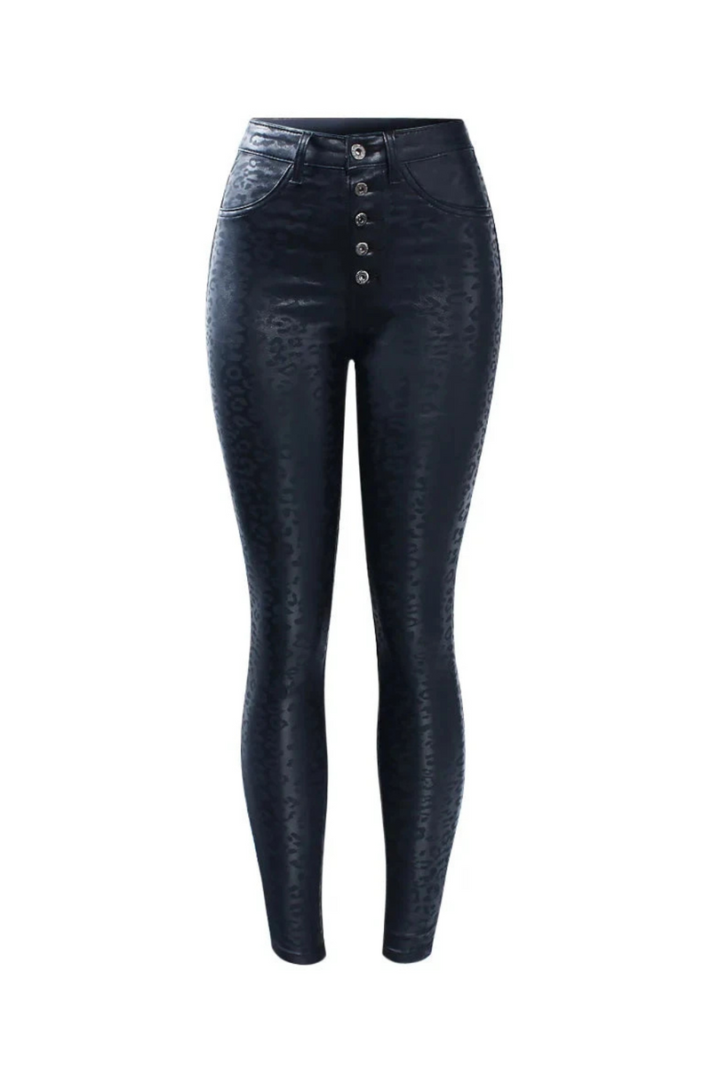 Leopard Pattern Jeans Woman Stretch Skinny Denim Jean Pants Jeans For Women