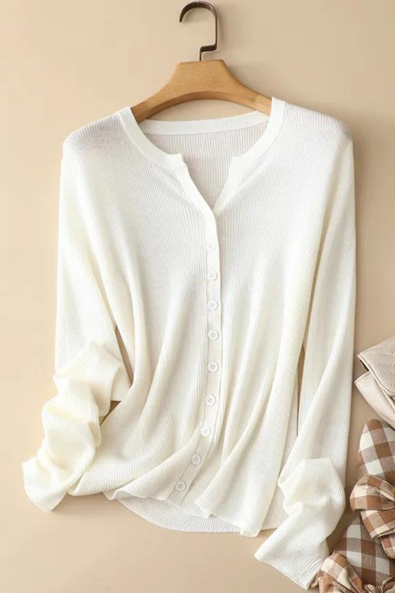 spring worsted solid long sleeve wool Women cardigans sweater