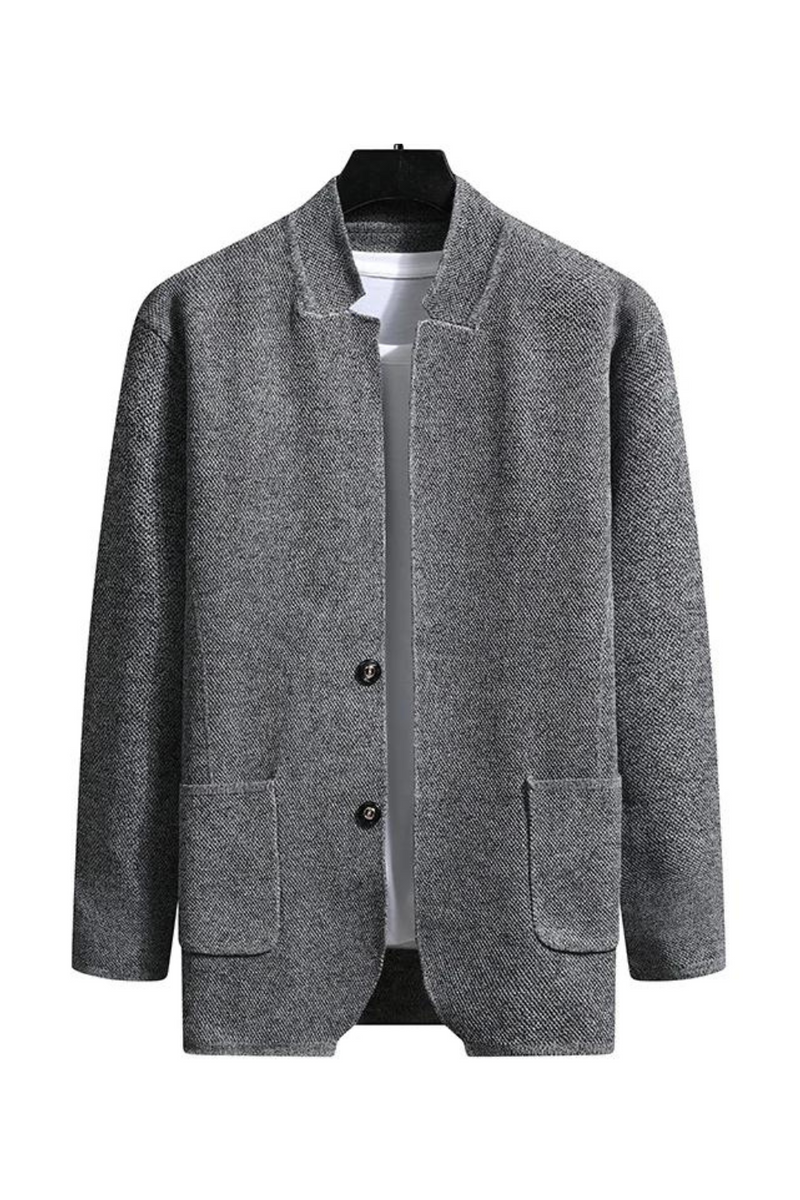 Autumn Slim Fit Knit Blazer Mens Top Cardigan Sweater Casual Coats Jacket Mens Knitted Clothes