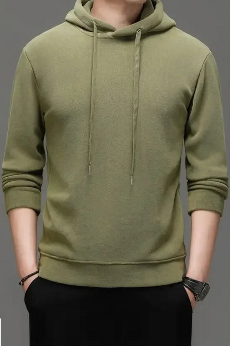 Men Hooded Sweatshirt Spring Autumn Simple Sports Casual Jacket For Men