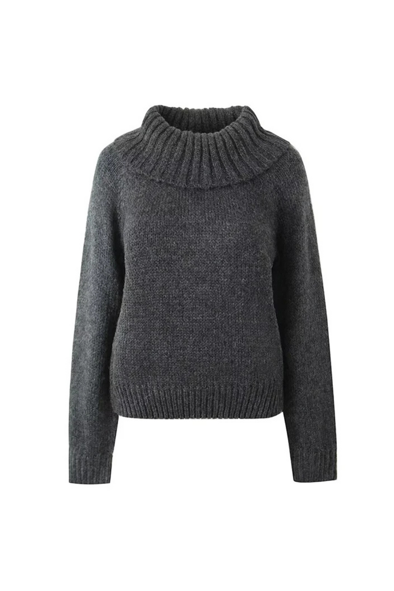 Autumn Women Off Shoulder Pullover Sweater Casual Loose Jumper