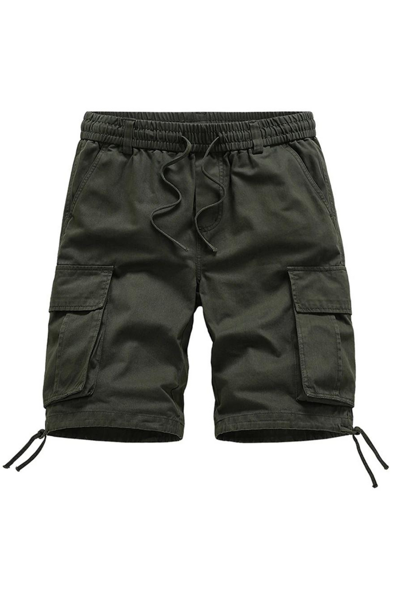 Cargo Shorts Men Military Tactical Shorts Casual Cotton Shorts Male Elastic Waist Short Pants Summer Bottom