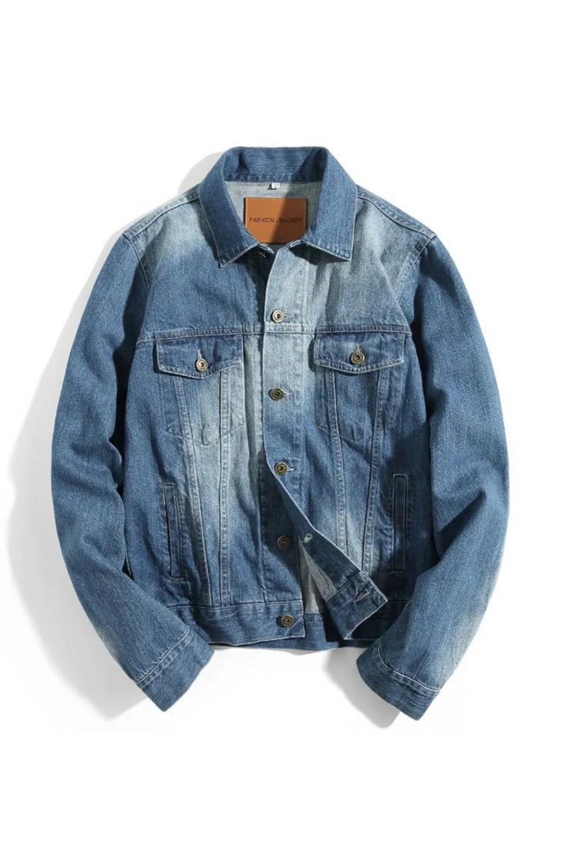 Men Denim Jacket College Outwear Jeans Jacket And Coats Men Clothing