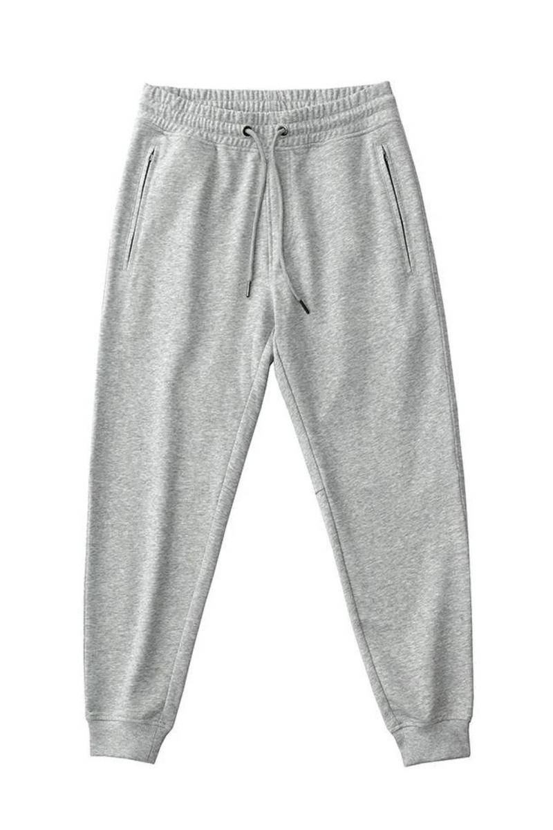 Comfortable Sweatpants for Running and Leisure Men's Sports Trousers with Pockets and Zipper