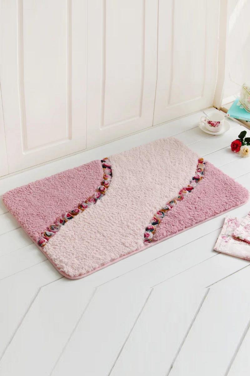 3d Flower Carpet Mat Living Dining Bedroom Area Rugs Slip Resistant Door Floor Mat Bathroom Rug Carpet Home Textile