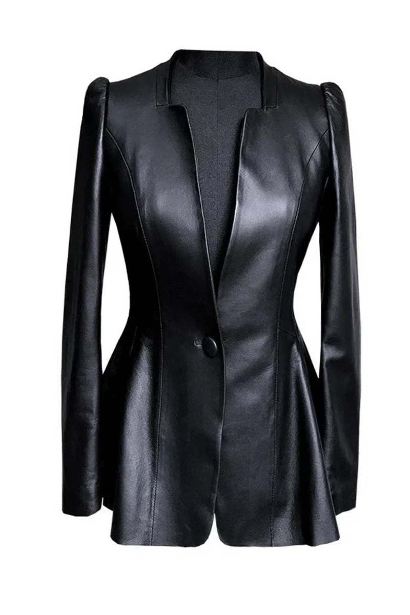 Genuine Leather Jacket Women Autumn Winter Slim Leather Coat