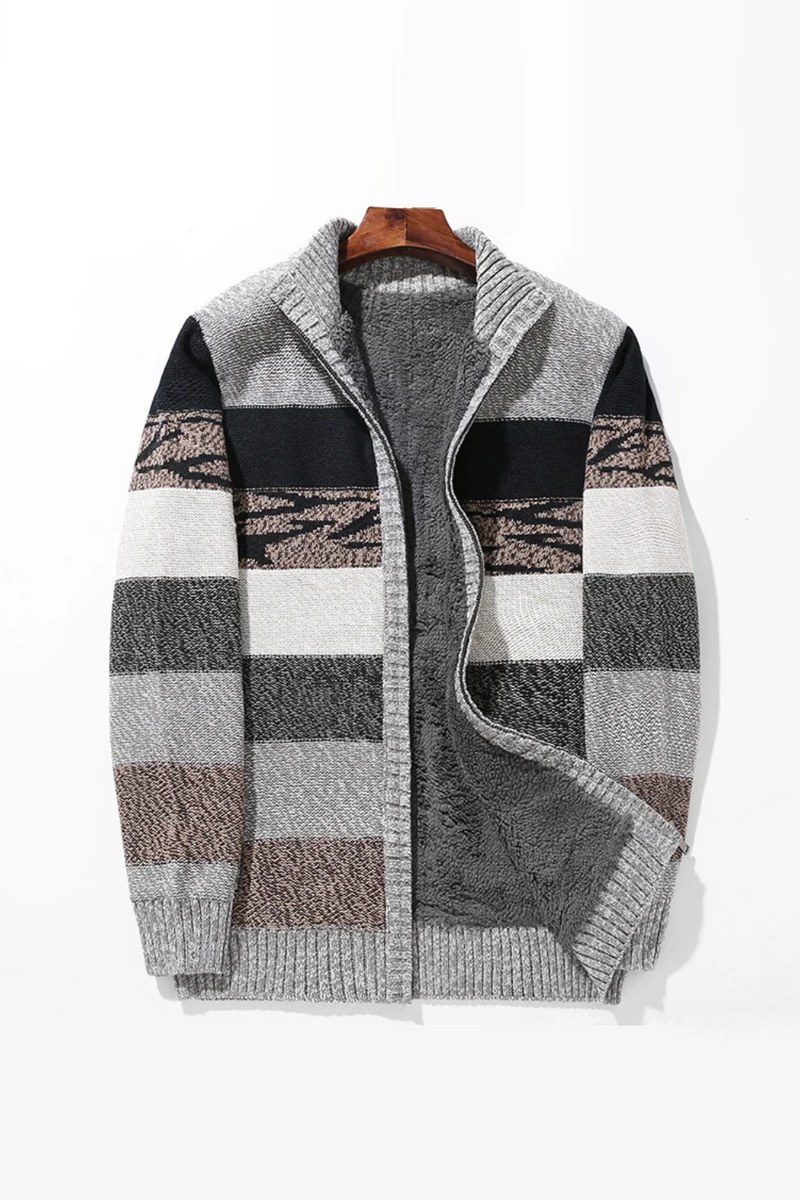 Winter Sweaters Cashmere Cardigans Men Coat Thicken Warm Cardigan