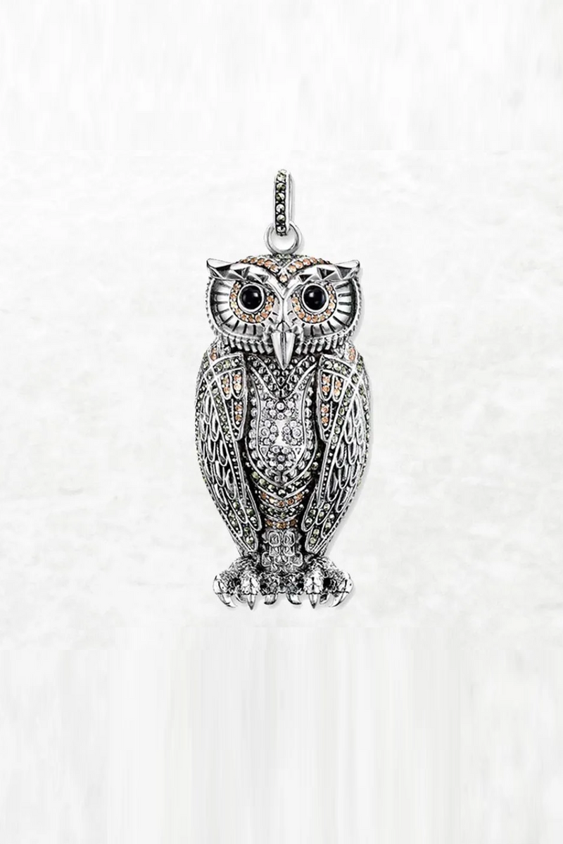 Pendant Owl Jewelry Europe 925 Sterling Silver Accessories Cute Soul Gift For Woman