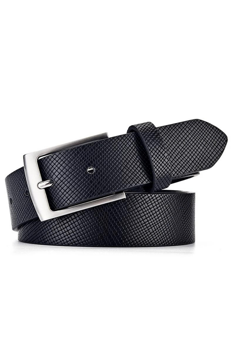 Men Designer Luxury Trouser Waist Belt Pin Buckle Faux Leather Strap