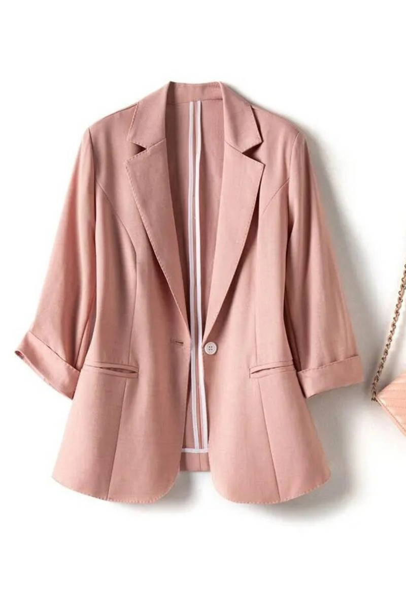 Elegant Woman Jacket Summer Suits Commuting Summer Blazers Women